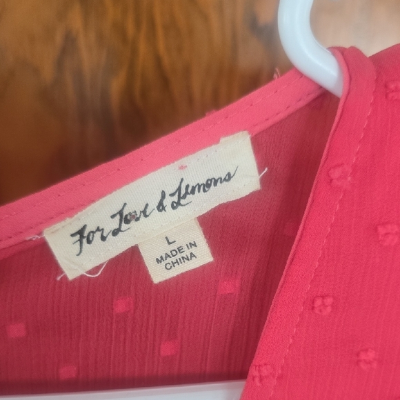 Tarta Ruffled Dress By For Love And Lemons Size L Mini Dress - Picture 3 of 7